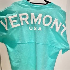 Green-blue Vermont Spirit Long Sleeve